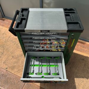 Carrello attrezzi Fischer Kraft - MOTO GP Verde -7/7 - immagine 9