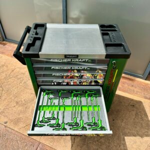 Carrello attrezzi Fischer Kraft - MOTO GP Verde -7/7 - immagine 2