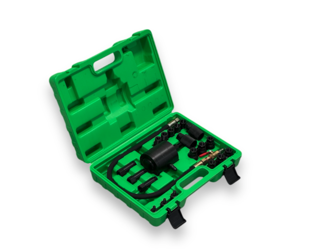 Set Estrattore Iniettori Diesel BGS 74512 - Kit Pneumatico Con 19 Adattatori Per Officina - Foto 11