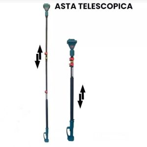 Makota : 4 in 1 - Forbice da Potatura a Batteria, Motosega a Batteria 6 Pollici incluso, + Asta Telescopica 128-248cm, Cesoie Elettriche per Potatura Giardino Rami Arbusti Vigneto - immagine 7