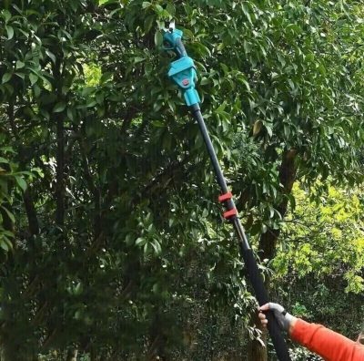 Asta Telescopica Per Cesoie E Seghetti A Batteria, Estensione Da 50 Cm A 2 M, Regolabile 0-180&deg;, 5 Posizioni