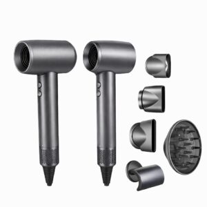 Asciugacapelli Compatto Professionale – Motore Potente 1600W Alta Velocità, Accessori Inclusi - immagine 1