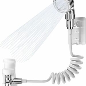 Kit Doccetta per Rubinetto Lavandino Multiuso con Tubo Estensibile e Deviatore – Universale Cucina Bagno Balcone - immagine 2